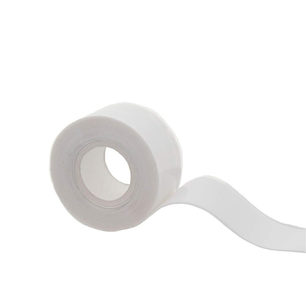 SCF2017 Self-Fusing Silicone Tape,Multi-Purpose Electrical Tape,Repair Tape,Sealing Insulation Tape,25mm Width,3m Length, White