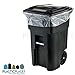 Plasticplace 95-96 Gallon Garbage Can Liners │ 2 Mil │ Clear Heavy Duty Trash Bags │ 61” x 68” (50 Count) (W95LDC)