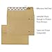 ValBox 100 Qty A7 Invitation Envelopes 5 x 7, 120GSM Brown Kraft Paper Envelopes | for 5x7 Cards, Self Seal, Weddings, Invitations, Baby Shower, Stationery, Offce | 5.25 x 7.25 Inches