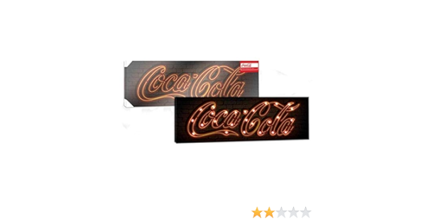Coca Cola Cuadro Luminoso Led : Amazon.es: Iluminación