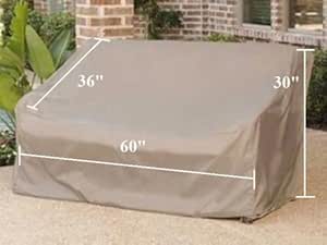 Cubierta de almacenamiento para asiento de jardín o patio de hasta 152