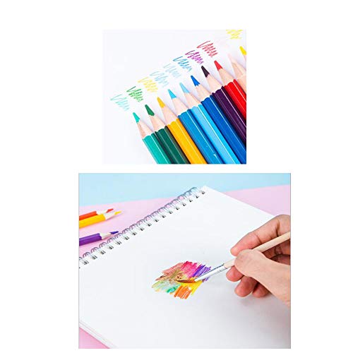 Watercolor Pencils,SouthStar 48 Colored Pencils Set Premier Soft Core,Multicoloured Art Drawing Pencils in Bright Assorted Shades, Ideal for Coloring, Watercolor Techniques