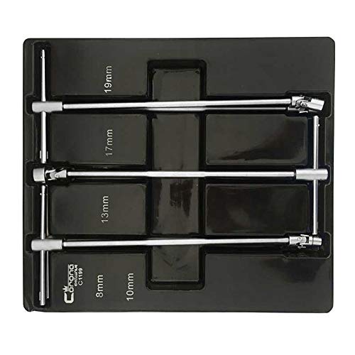 RICHMANN Flexible T Shape Socket Wrench Set 5 pcs in Tray Size 8-19mm (C1199)