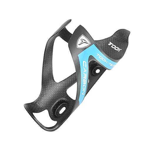 image for TOSEEK Carbon Fiber Water Bottle Cages Lightweight Bicycle Water Bottl