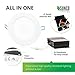 Sunco 12 Pack Recessed Lighting 6 Inch LED, Canless Ceiling Lights Slim with Junction Box, 850 LM, 14W (100W Equivalent), 4000K Cool White, Dimmable, Wafer Thin, 50000 Lifetime Hours ETL
