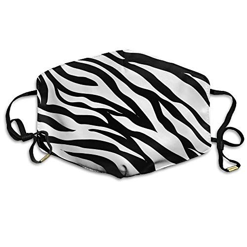 Fashion Outdoor Mouth Mask, Face Masks with Design, Zebra Stripe Printed Mouth Masks Unisex Face Mask Polyester Anti-dust Masks for Men and Women