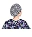 Nothar 3pc Women's Adjustable Scrub Cap Sweatband Bouffant Hats Value Set