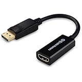Cable Matters Gold-Plated DisplayPort to HDMI Male to Female Adapter - 4K Resolution Ready