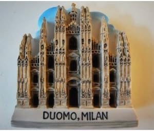Milan Cathederal Church Duomo Italy Italian High Quality Resin 3D fridge Refrigerator Thai Magnet Hand Made Craft