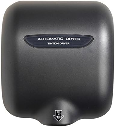 OLizee Heavy Duty Commercial Stainless Steel Automatic Hand Dryer 1 Pack(Black)