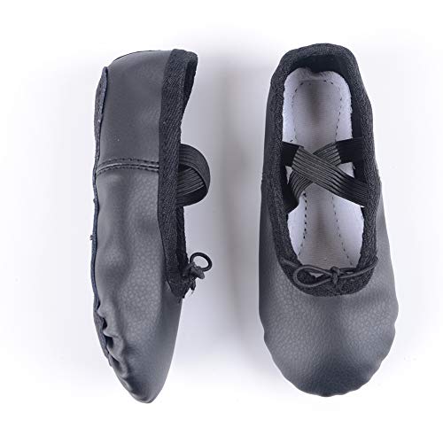 4 Leather+Ballet+Shoes+Toddlers+Slippers