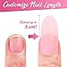 Magical Nail Extension Silk Fiberglass,Nail Care Fiberglass Silk Nails Wrap Stickers for Gel Extension Nail Art Tools