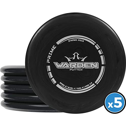 Dynamic Discs Prime Warden Putter 5 Pack Disc Golf Putter Pack