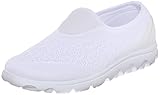 Propet Women's Travelactiv Slip On Fashion Sneaker, White, 8.5 2E US