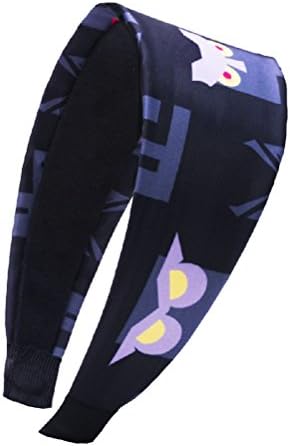 1Pcs Womens Elegant Floral Fashion Wide Hairband Headband Hair Hoop Cloth Hair Accessories Litter Monster Navy