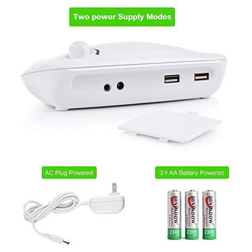 Mesqool White Noise Machine, Portable Sleep Sound Machine with 8 Soothing Natural Sounds, Auto-off Timer, Earphone Headphone Jack and USB Charging Port - Sleep Therapy for Baby, Adults, Travel, Office