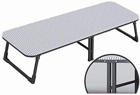 Nhlzj Leisure Furniture/Folding Bed Single Simple Wooden Bed Reinforced Comfort Width 60cm/70cm/80cm/90cm (Size : A)