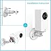 Wyze Cam Pan Wall Mount, COOLWUFAN Adjustable Indoor and Outdoor 360 Degree Swivel Ceiling Mount Bracket Compatible with Wyze Cam Pan and Other Camera with Same Interface (3 Pack)