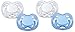 Philips AVENT Freeflow Pacifier BPA, Free Blue / White, 0-6 Months (Pack of 4)