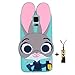 For Samsung Galaxy S5 Case Back Cover Soft Silicone Cute Lovely Rabbit Bunny Design 3D Cartoon Gift for Girls Teens Kids (Samsung Galaxy S5)