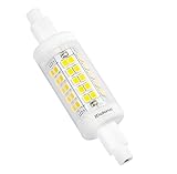 Kakanuo R7s LED Bulb 78mm 5 Watts Daylight White 6000K Equivalent to 60W J Type Double Ended Tungsten Halogen AC 100-265V R7s Base LED Light Not Dimmable