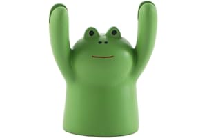 VCTITIL Memo Holders Resin Cartoon Animal Picture Holder Card Holder Paper Clip Holder Photo Clip Memo Stand Desktop Decoration for Home Office (Frog)