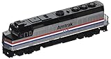 Kato USA Model Train Products EMD F40PH #334 Amtrak Phase III with Ditch Lights N Scale Train