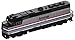 Kato USA Model Train Products EMD F40PH #334 Amtrak Phase III with Ditch Lights N Scale Train