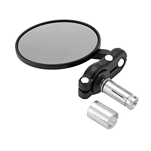 Houkiper 2Pcs Universal Motorcycle Mirror Handle Bar End Rearview Side Mirrors Motor Accessories - Thumbnail 2