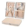 Manicure Set Nail Clippers Pedicure Kit, Professional Stainless Steel Personal Grooming Kit, 18 in 1 Nail Care Tools…