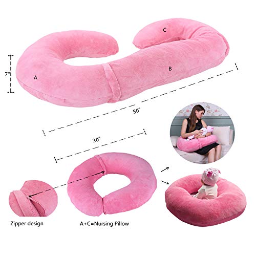 c shaped nursing pillow