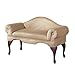 ACME Aston Biege Microfiber Bench with Rolled Arm