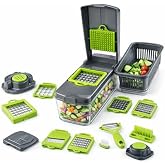 Kitchen Ideas 16 pieces Veggie Slicer &amp; Vegetables Chopper Set