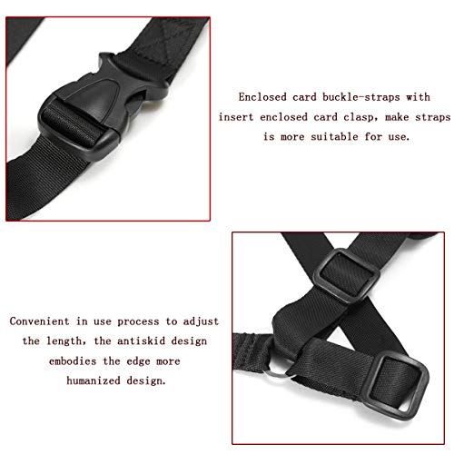 Saxophone Double Shoulder Sax Leather Strap Adjustable Universal Tenor Baritone Sax Saxophone Harness Shoulder Strap Hook