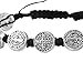 FINREZIO 6 PCS Saint Benedict Cord Bracelets for Women Men Evil Protection Medal Rosary Bracelet Set Catholic Gifts Religious Jewelry