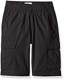 The Children's Place Big Boys' His Pull-On Cargo Shorts, Washed Black, 14