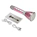 SZCHENGCI K068 Singing Karaoke Microphone Wireless Bluetooth Speaker Compatible with iOS Android Smartphone for Party Family Outdoor Entertainment Pink