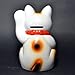 Made in Japan Lucky Cat 6.3'' Tokoname Porcelain White Maneki Neko Left Hand
