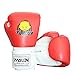 JUYO VONSAN® Boxing Gloves 4oz Children PU Training Gloves (Red)