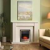 Dimplex Glen Crofton Inset Electric Fire Brass Black Optiflame 2kW Fan Heater view 2