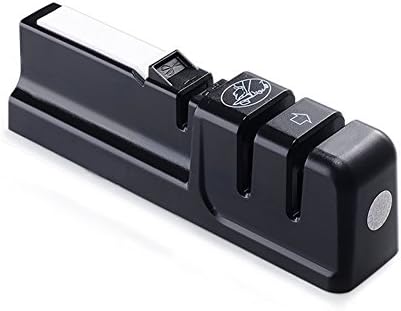 SELCNG Bavarian Edge Knife Sharpener, Suitable for Kitchen Knives, Fruit Knives, Scissors and All Kinds of Special-shaped Knives, Edged and Restore Sharp, Safe, Easy to Use