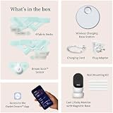 Owlet Dream Bundle 2 Smart Baby Monitor Sock Cam HD WiFi Video Pulse O2 Mint view 14