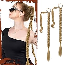 SOFEIYAN Long Braid Ponytail Extension with Hair