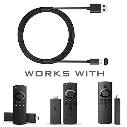 10FT Long USB Power Cable Cord Wire for AllNew Fire TV FireTV Stick