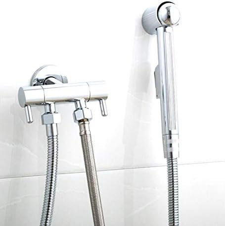JYmtd Bidet Hand Shower Portable Abs Plastic Sprayer Head with Hose and Holder for Toilets WC Bathroom Hygiene Accessories Toilet Attachment, A