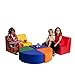 ECR4Kids SoftZone Playroom Furniture (8-Piece), Assorted Colors