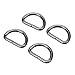 COTOWIN Non Welded Metal D Rings,Pack of 20 (Gunmetal, 1