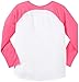 Adidas Little Girls' Long Sleeve Graphic Tee Shirt, White/Pink, 6X