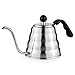 Gooseneck Kettle, Aicok Stainless Steel Drip Kettle 1.2 L, Pour Over Coffee Tea Kettle, Double Base Leak Proof, Silver