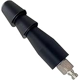 1x Vac U Lock Adapter Fit for 6-Sided Joint Mechines Connector Quick Lock Connector Device Reciprocating Air Machine Attachments Accessories Silver (Black)